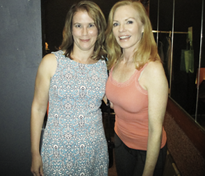 Me posing with Marg after the June 6 performance of "The Other Place". (Please do not re-post without permission. Thanks!)