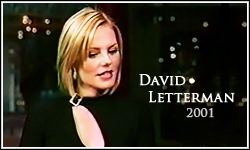 David Letterman 11 7 2001